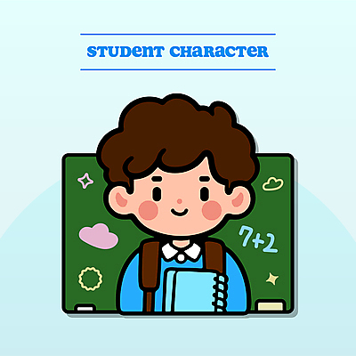구름 캐릭터 학생 교육 남자 남학생 인물캐릭터 하늘색 일러스트 청소년 청소년캐릭터 한명 미소 웃음 소년 상반신 책 숫자 칠판 계산 낙서 스마트 교과서 지우개 분필 십대남자한명만 일러캐릭터 AI파일 자연요소 문자 1 어린이 컨셉 학용품 교재 표정 사람 파란색 초크 남자한명만 십대남자만 파일형식 벡터
