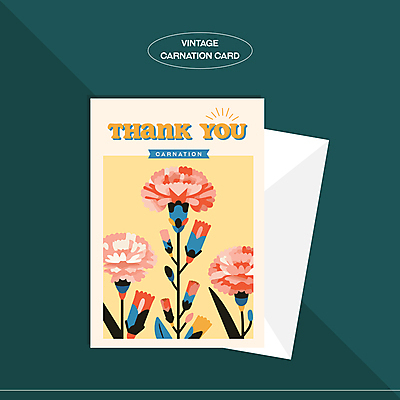 꽃 분홍색 일러스트 편지봉투 사랑 사람없음 노란색 어버이날 5월 편지 스승의날 카네이션 감사 엽서 가정의달 국내일러스트 AI파일 카드프레임 식물 기념일 감정 컬러 봉투 프레임 날짜 파일형식 벡터