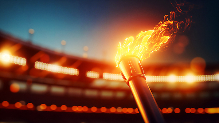 JPG 편집이미지 올림픽 불 사람없음 경기장 화려 보케 성화 성화봉송 횃불 카피스페이스 편집실사 AI포토 AI콘텐츠 자연요소 스포츠 컨셉 스포츠시설 공백 도구 CG 파일형식