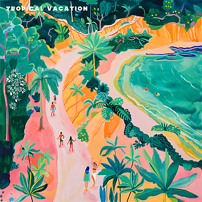 전신 PSD 여자 남자 수영복 백그라운드 일러스트 휴식 수채화 풍경 여러명 성인 해변 초록색 여름 여름휴가 야자수 해수욕장 감성 몬스테라 성인만 트로피컬아트 국내일러스트 나무 식물 옷 계절 바다 컬러 다수 컨셉 휴가 사람 그림 파일형식 여름_계절