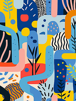 JPG 백그라운드 패턴 그래픽백그라운드 일러스트 추상 사람없음 파란색 국내일러스트 AI일러스트 AI콘텐츠 컬러 무늬 그래픽 파일형식