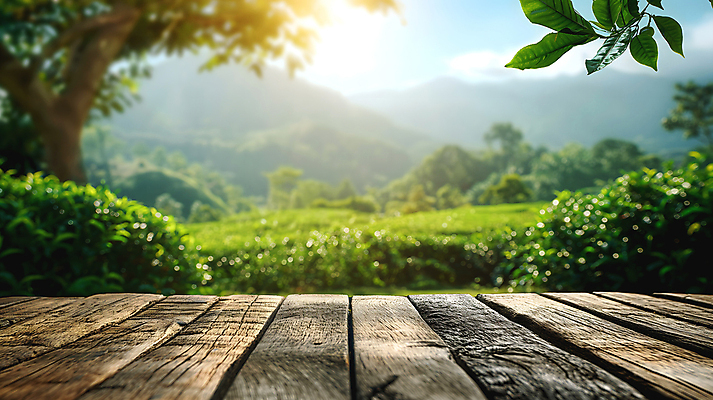 JPG 나무 식물 편집이미지 백그라운드 탁자 아침 산 풍경 사람없음 야외 초록색 햇빛 농장 농경지 신선 디지털합성 편집소스 편집실사 AI포토 AI콘텐츠 주간 컬러 가구 농업 태양 CG 파일형식