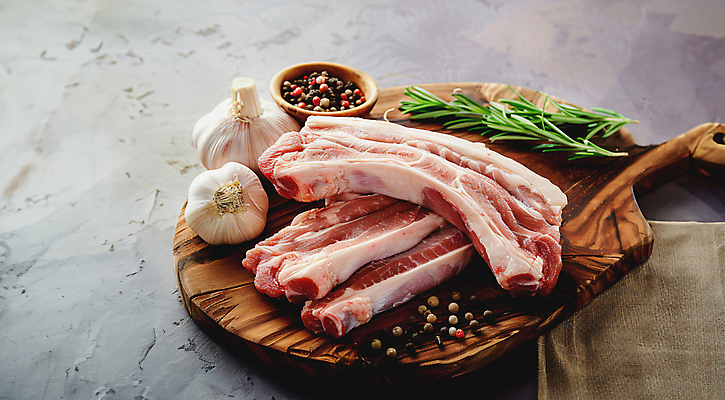 JPG 편집이미지 백그라운드 식재료 육류 돼지고기 사람없음 디지털합성 삼겹살 오겹살 편집소스 편집실사 AI포토 AI콘텐츠 CG 파일형식