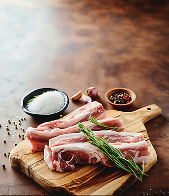 JPG 편집이미지 백그라운드 식재료 육류 돼지고기 사람없음 디지털합성 삼겹살 오겹살 편집소스 편집실사 AI포토 AI콘텐츠 CG 파일형식