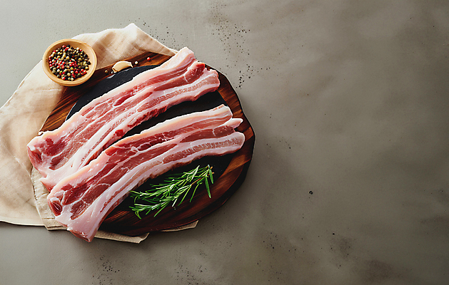 JPG 편집이미지 백그라운드 식재료 육류 돼지고기 사람없음 디지털합성 삼겹살 오겹살 편집소스 편집실사 AI포토 AI콘텐츠 CG 파일형식