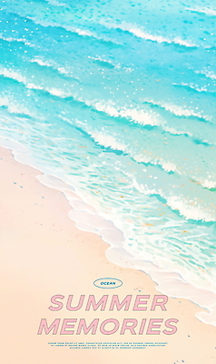 PSD 포스터 파도 바다 하늘색 일러스트 휴가 해변 사람없음 여름 모래사장 베이지색 국내일러스트 계절 컬러 파란색 파일형식