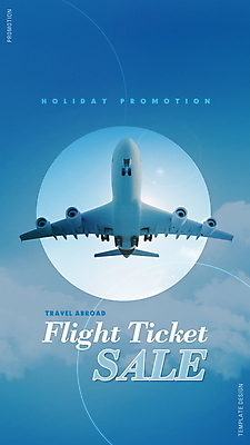 PSD 구름 템플릿 해외 해외여행 여행 비행기 사람없음 파란색 세일 항공권 디지털합성 홍보물 편집소스 이미지템플릿 자연요소 컬러 항공교통 대중교통 티켓 파일형식