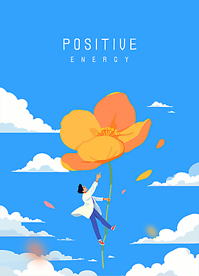 전신 식물 구름 남자 꽃잎 꽃 일러스트 하늘 한명 성인 파란색 희망 에너지 잡기 긍정 감성 손뻗기 긍정적 성인남자한명만 국내일러스트 AI파일 자연요소 1 감정 컬러 컨셉 모션 사람 남자한명만 성인남자만 파일형식 벡터