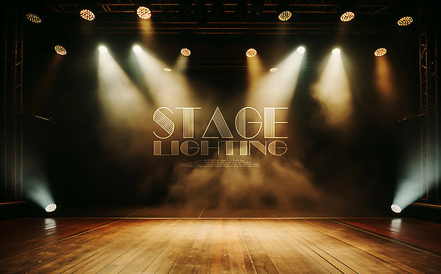 PSD 편집이미지 조명 사람없음 빛 갈색 공간 무대 무대장치 카피스페이스 이미지편집 컬러 공백 장비 파일형식