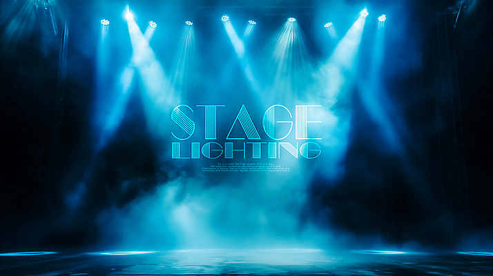 PSD 편집이미지 조명 사람없음 파란색 빛 공간 무대 연기 무대장치 카피스페이스 이미지편집 컬러 공백 장비 파일형식