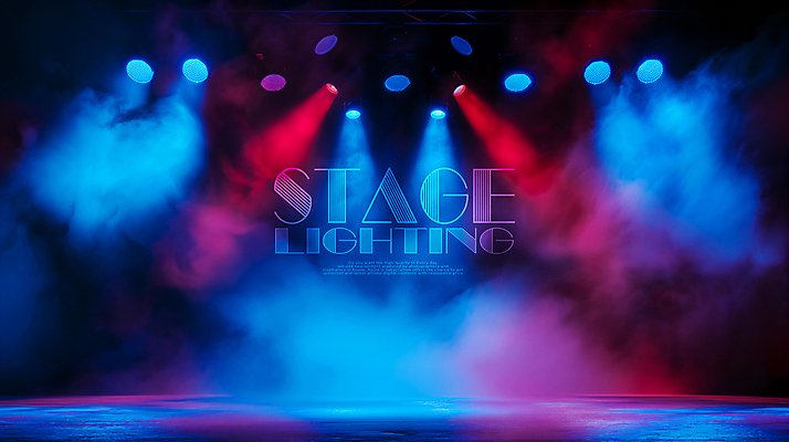 PSD 편집이미지 조명 사람없음 빨간색 파란색 빛 공간 무대 무대장치 카피스페이스 이미지편집 컬러 공백 장비 파일형식