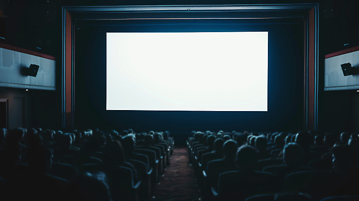 JPG 편집이미지 응시 의자 여러명 성인 내부 뒷모습 빛 스크린 스피커 영화관 영화 디지털합성 성인만 편집실사 AI인물포토 AI콘텐츠 시선 뷰포인트 음향기기 가구 다수 문화예술 사람 극장 CG 파일형식 AI포토