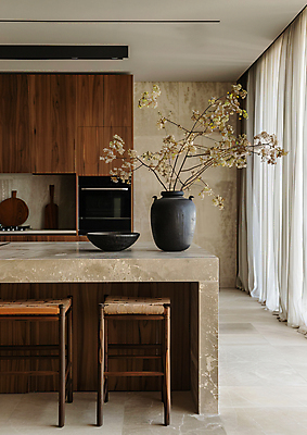 JPG 편집이미지 거실 의자 사람없음 인테리어 주방 꽃병 공간 대리석 감성 아일랜드식탁 편집실사 AI포토 AI콘텐츠 디자인 꽃 가구 컨셉 재료 식탁 CG 파일형식