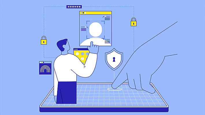 손 남자 비즈니스 사람모양 자물쇠 정보기술 한명 성인 뒷모습 파란색 태블릿 자료 터치 가리킴 암호 보안 방패 보안장치 인터넷창 개인정보 지문인식 성인남자한명만 모션그래픽 MP4 MOV 모양 1 뷰포인트 컬러 인터넷 기술 안전 사람 손짓 신체부위 전자제품 스마트기기 장비 정보 동영상 생체인식기술 남자한명만 성인남자만 파일형식