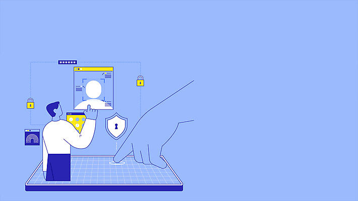 손 남자 비즈니스 사람모양 자물쇠 정보기술 한명 성인 뒷모습 파란색 태블릿 자료 터치 가리킴 암호 보안 방패 보안장치 인터넷창 개인정보 지문인식 성인남자한명만 카피스페이스 모션그래픽 MP4 MOV 모양 1 뷰포인트 컬러 인터넷 기술 안전 사람 손짓 신체부위 전자제품 스마트기기 공백 장비 정보 동영상 생체인식기술 남자한명만 성인남자만 파일형식