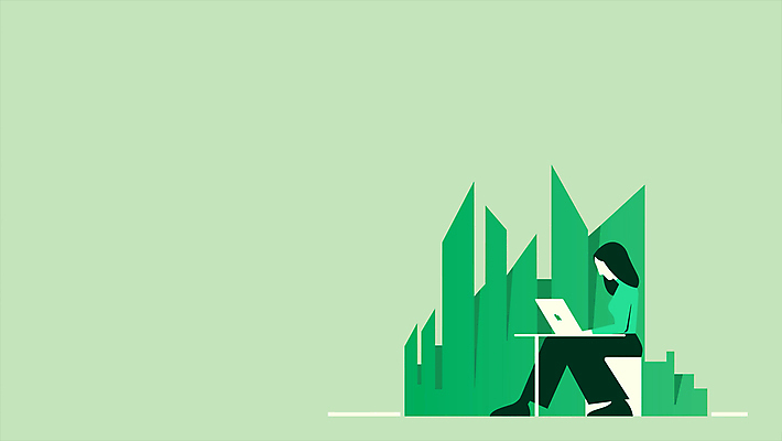 전신 디자인 여자 비즈니스 한명 앉기 성인 옆모습 초록색 노트북 타이핑 업무 비즈니스우먼 심플 얼굴없음 성인여자한명만 미니멀 모션그래픽 MP4 MOV 1 뷰포인트 컬러 모션 사람 전자제품 작업 직장인 동영상 여자한명만 성인여자만 파일형식