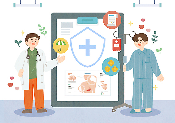 전신 PSD 남자 허리손 잎 일러스트 청진기 병원 성인 두명 반짝임 환자 의사 하트 링거 보험 서류판 암보험 진단서 성인남자만 국내일러스트 모양 식물 포즈 의학 의료기기 모션 사람 사무용품 진료 의료진 남자만 성인만 파일형식