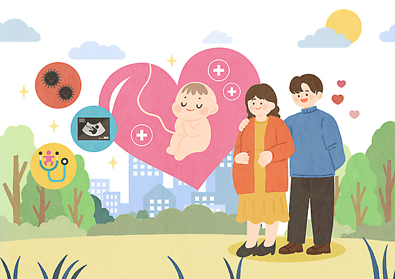 전신 PSD 나무 부부 여자 남자 일러스트 성인 두명 임산부 진료 하트 도시 바이러스 풀숲 태아 보험 초음파 초음파사진 성인만 어깨에손 태아보험 국내일러스트 모양 식물 커플 의학 모션 사람 임신 숲 파일형식