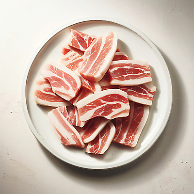 JPG 편집이미지 접시 백그라운드 돼지고기 사람없음 쌓기 가득함 디지털합성 삼겹살 편집소스 편집실사 AI포토 AI콘텐츠 식기 모션 육류 CG 파일형식