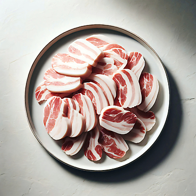 JPG 편집이미지 접시 백그라운드 돼지고기 사람없음 쌓기 가득함 디지털합성 삼겹살 편집소스 편집실사 AI포토 AI콘텐츠 식기 모션 육류 CG 파일형식