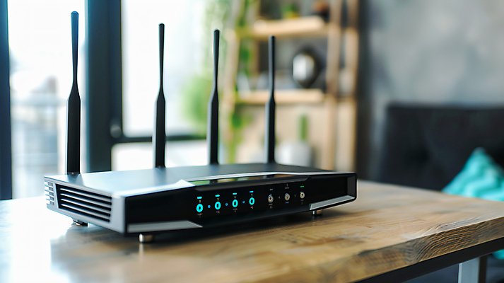 JPG 편집이미지 창문 사람없음 햇빛 와이파이 공유기 나무책상 편집실사 AI포토 AI콘텐츠 목재 태양 책상 CG 무선인터넷 파일형식