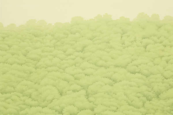 JPG 나무 백그라운드 일러스트 풍경 사람없음 초록색 봄풍경 숲 파스텔 국내일러스트 AI일러스트 AI콘텐츠 식물 컬러 학용품 봄 파일형식