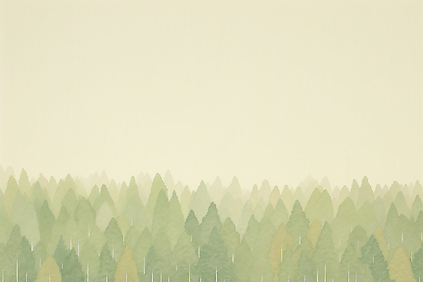 JPG 나무 백그라운드 일러스트 풍경 사람없음 초록색 봄풍경 숲 파스텔 국내일러스트 AI일러스트 AI콘텐츠 식물 컬러 학용품 봄 파일형식