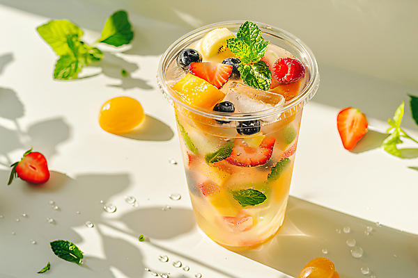 JPG 편집이미지 딸기 키위 그림자 사람없음 장식 햇빛 얼음 물방울 과일주스 시원함 허브 블루베리 산딸기 망고 자두 생과일 애플민트 에이드 플라스틱컵 편집실사 AI포토 AI콘텐츠 자연요소 식물 음료 과일 컵 태양 주스 플라스틱 민트 CG 열대과일 파일형식