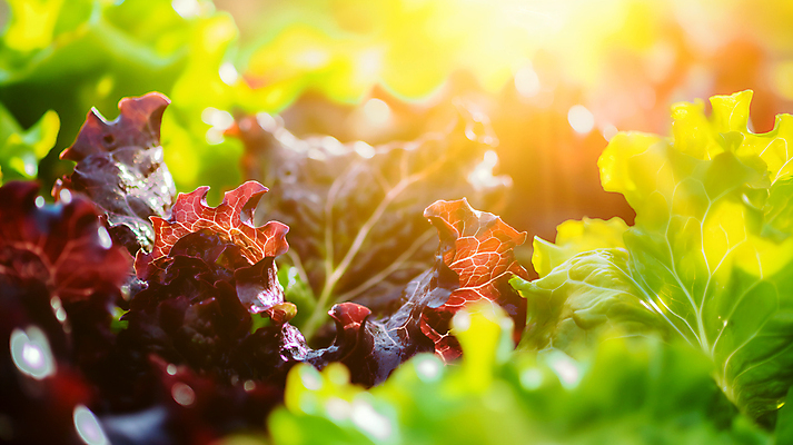 JPG 편집이미지 백그라운드 사람없음 햇빛 농장 신선 상추 유기농 편집실사 AI포토 AI콘텐츠 웰빙 농업 채소 태양 CG 파일형식