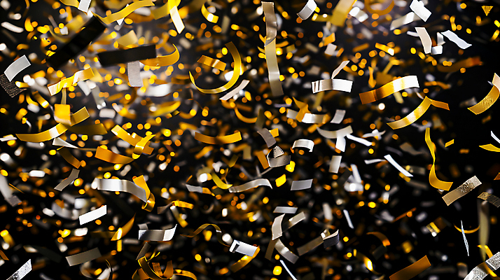 JPG 편집이미지 사람없음 파티 금색 축하 꽃가루 더스트파티클 카피스페이스 편집실사 AI포토 AI콘텐츠 컬러 컨셉 이벤트 공백 가루 CG 파일형식