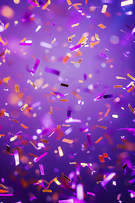 JPG 편집이미지 사람없음 파티 보라색 축하 보케 꽃가루 더스트파티클 카피스페이스 편집실사 AI포토 AI콘텐츠 컬러 컨셉 이벤트 공백 가루 CG 파일형식