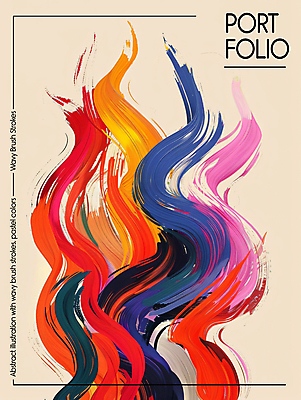 PSD 디자인 포스터 백그라운드 곡선 일러스트 붓터치 추상 사람없음 컬러풀 디지털합성 모던 그림 색채 스타일 국내일러스트 선 컬러 무늬 파일형식