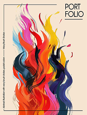 PSD 디자인 포스터 백그라운드 곡선 일러스트 붓터치 추상 사람없음 컬러풀 디지털합성 모던 그림 색채 스타일 국내일러스트 선 컬러 무늬 파일형식