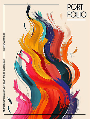 PSD 디자인 포스터 백그라운드 곡선 일러스트 붓터치 추상 사람없음 컬러풀 디지털합성 모던 그림 색채 스타일 국내일러스트 선 컬러 무늬 파일형식