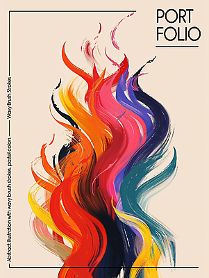 PSD 디자인 포스터 백그라운드 곡선 일러스트 붓터치 추상 사람없음 컬러풀 디지털합성 모던 그림 색채 스타일 국내일러스트 선 컬러 무늬 파일형식