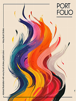 PSD 디자인 포스터 백그라운드 곡선 일러스트 붓터치 추상 사람없음 컬러풀 디지털합성 모던 그림 색채 스타일 국내일러스트 선 컬러 무늬 파일형식