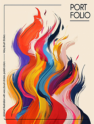 PSD 디자인 포스터 백그라운드 곡선 일러스트 붓터치 추상 사람없음 컬러풀 디지털합성 모던 그림 색채 스타일 국내일러스트 선 컬러 무늬 파일형식