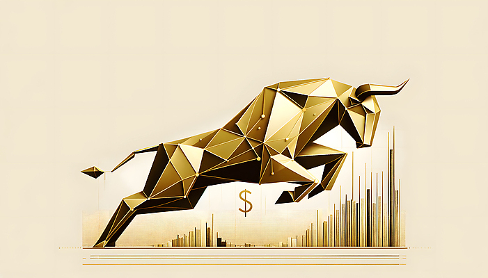 JPG 상징 조각 일러스트 그래프 사람없음 금융 성장 발전 시장 황금 주식 디지털합성 황소 투자 수익 금동상 변동 편집소스 국내일러스트 AI일러스트 AI콘텐츠 컨셉 비즈니스 경제 동상 소 파일형식