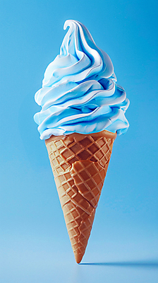 JPG 편집이미지 음식 아이스크림 디저트 사람없음 여름 파란색 달콤 시원함 편집실사 AI컴퓨터그래픽 AI콘텐츠 계절 컬러 맛 CG 파일형식