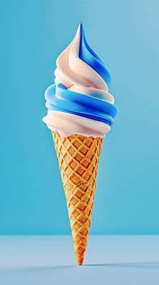 JPG 편집이미지 백그라운드 아이스크림 사람없음 여름 파란색 달콤 시원함 아이스크림콘 편집소스 편집실사 AI컴퓨터그래픽 AI콘텐츠 계절 컬러 디저트 맛 CG 콘 파일형식