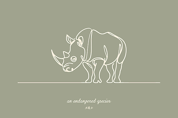 야생동물 일러스트 아프리카 사람없음 연두색 보호 라인아트 심플 코뿔소 멸종위기동물 미니멀 국내일러스트 멸종위기종 AI파일 동물 나라 선 컨셉 포유류 초록색 파일형식 벡터