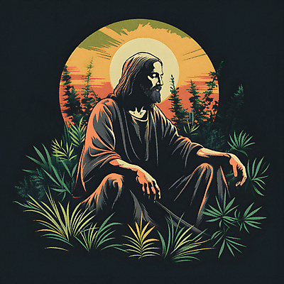 JPG 전신 디자인 남자 실루엣 포스터 기독교 종교 십자가 잎 일러스트 한명 성인 그래픽 빛 눈감음 예수 숲 복고 후광 성인남자한명만 국내일러스트 AI일러스트 AI콘텐츠 식물 1 모션 촬영기법 사람 신_종교 남자한명만 성인남자만 파일형식