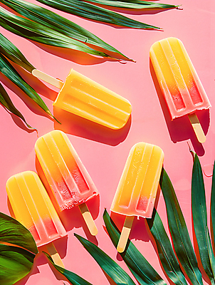 JPG 편집이미지 분홍색 아이스크림 디저트 사람없음 여름 달콤 더위 시원함 나무막대기 편집실사 AI포토 AI콘텐츠 계절 음식 컬러 날씨 막대기 맛 CG 파일형식