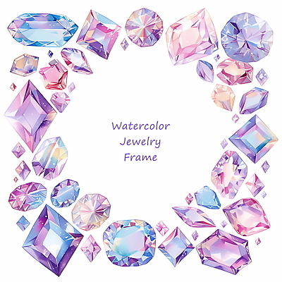 PSD 편집이미지 예술 패턴 수채화 프레임 타이포그라피 사람없음 장식 반짝임 컬러풀 화려 보석 광택 카피스페이스 이미지편집 문자 컬러 컨셉 무늬 모션 공백 광석 파일형식