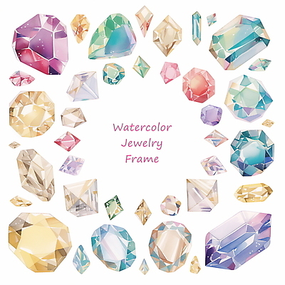 PSD 편집이미지 예술 패턴 수채화 프레임 타이포그라피 사람없음 장식 반짝임 컬러풀 화려 보석 광택 카피스페이스 이미지편집 문자 컬러 컨셉 무늬 모션 공백 광석 파일형식