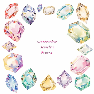 PSD 편집이미지 예술 패턴 수채화 프레임 타이포그라피 사람없음 장식 반짝임 컬러풀 화려 보석 광택 카피스페이스 이미지편집 문자 컬러 컨셉 무늬 모션 공백 광석 파일형식