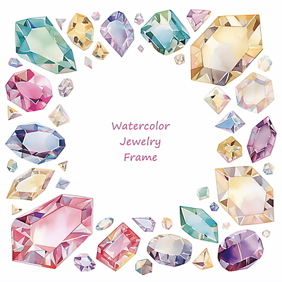 PSD 편집이미지 예술 패턴 수채화 프레임 타이포그라피 사람없음 장식 반짝임 컬러풀 화려 보석 광택 카피스페이스 이미지편집 문자 컬러 컨셉 무늬 모션 공백 광석 파일형식