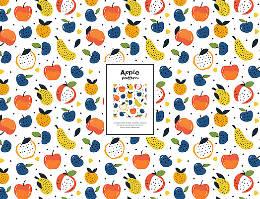 PSD 편집이미지 백그라운드 잎 패턴 딸기 단면 프레임 바나나 타이포그라피 사람없음 컬러풀 귀여움 사과 블루베리 이미지편집 식물 문자 컬러 컨셉 무늬 과일 파일형식