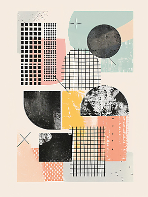 JPG 선 패턴 일러스트 추상 사람없음 원형 화려 질감 기하학 베이지색 국내일러스트 AI일러스트 AI콘텐츠 도형 컬러 컨셉 무늬 파일형식