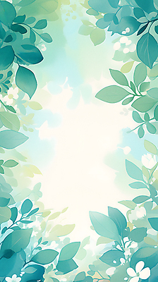 JPG 꽃 잎 꽃무늬 일러스트 자연 수채화 사람없음 청록색 카피스페이스 국내일러스트 AI일러스트 AI콘텐츠 식물 컬러 무늬 공백 생태계 파일형식